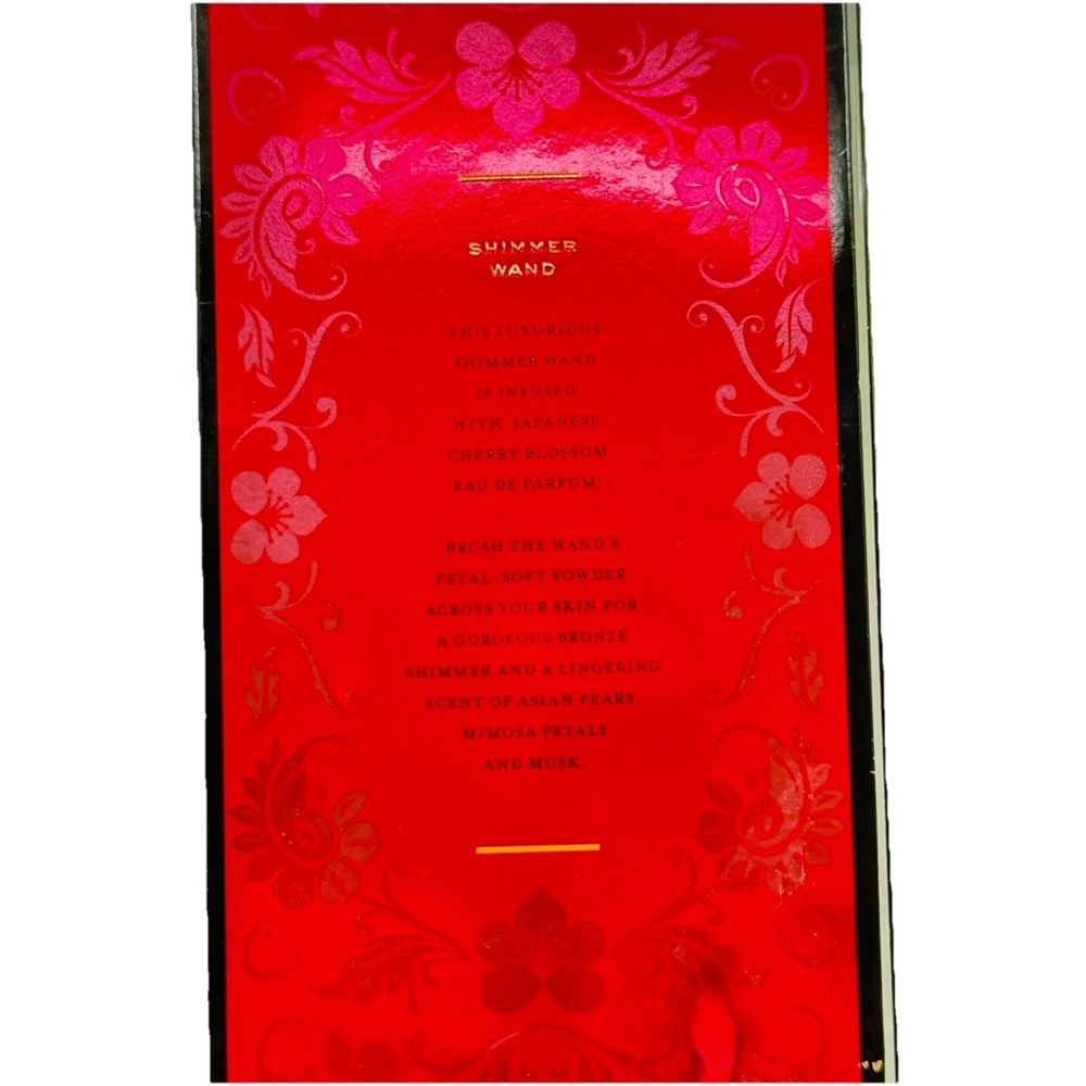 Bath & Body Works Japanese Cherry Blossom Powder Shimmer Wand Couture No. 3 NIB - Picture 4 of 10